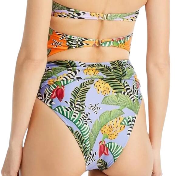 Farm Rio Cutout Bandeau One Piece/Two Piece Convertible, XS - Picture 5 of 16